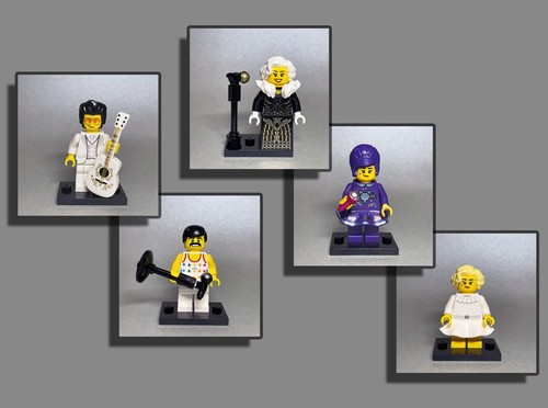 Lego figuren band sängerin - figuren,