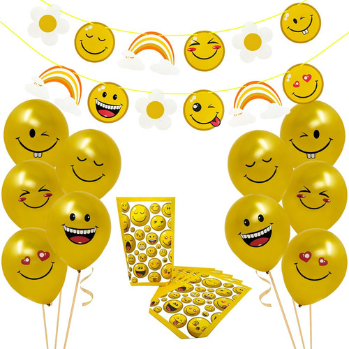 Smiley party deko set - deko,