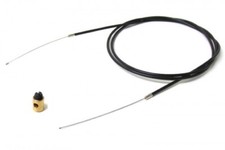 ✅ Seilzug Schraub Nippel Hülle Gaszug 2 Meter kürzbar für Roller / Moped ✅