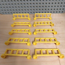 LEGO Duplo 10 x gelb Zaunteile Absperrungen Bauernhof Pferdekoppel Zoo