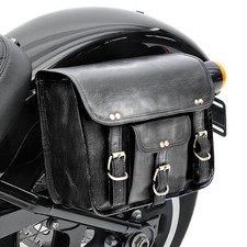Motorrad Satteltasche SV2 Craftride Vintage Tasche 6 l schwarz gebraucht