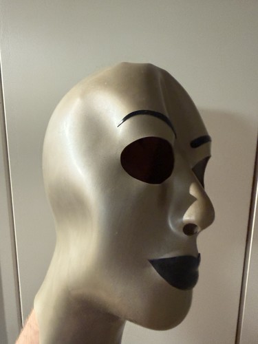 Rubber finest latex maske - rubber,