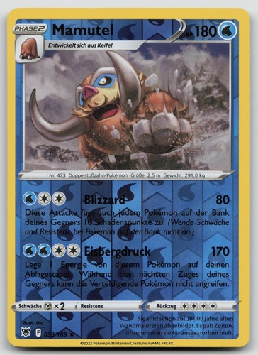 Mamutel 033 198 reverse holo - reverse,