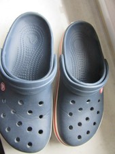 Crocs Blaue Schuhe in der Gr.M8 W10- Unisex- Getragen- guter zustand