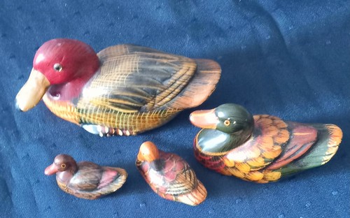 Vintage ton enten set - 4x,
