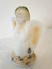 VTG Fenton Satin Glass Angel