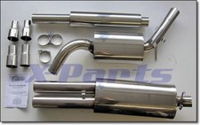 Edelstahl Auspuff Anlage ab