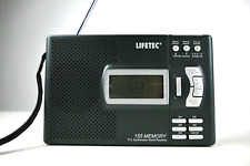 Lifetec LT40738 Weltempfänger Radio Batteriebetrieb 155 Memory PLL Alarm  S-5150