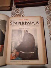 Simplicissimus Album  - vollst. 16. Jahrgang 1911 - in Halbleder gebunden