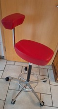 Vitra Stuhl "Barhocker", "Nelson Perch" George NELSON, seltene Farbe = rot !!