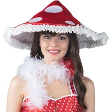 Fliegenpilz Hut Rot mit