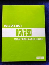 Suzuki RGV 250 Wartungsanleitung Reparaturanleitung 12.1988
