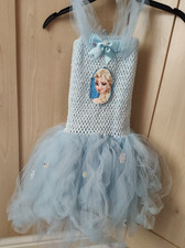 Kostüm Handarbeit Tule 2-4 Jahre Mädchen babyblau Kleid für besondere Anlässe Mädchen