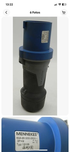 Mennekes 63a stecker - 63a,