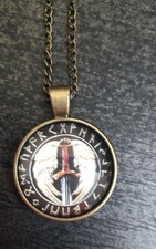 Halskette Anhänger Wikinger Schwert  Necklace Pendant Vikings Sword Mystik Rune