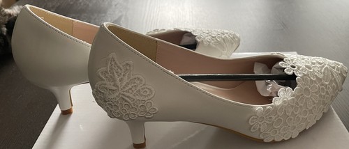 Brautschuhe weiß - 39,
