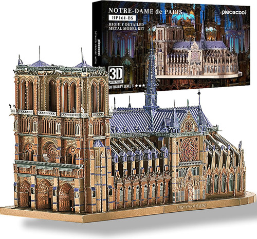 Puzzle metall architecture - 3d,