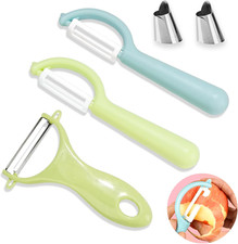 Sparschäler Kartoffelschäler Set Kinderschäler Universalschäler Schäler Mit Dreh