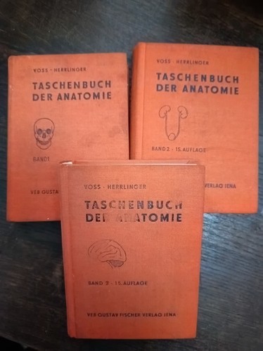 Taschenbuch der anatomie - taschenbuch, 3tlg