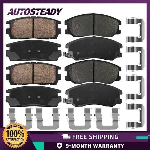 Front and rear brake pads - front,