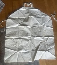 Metzger Fleischer Schlachter Schürze weiß 