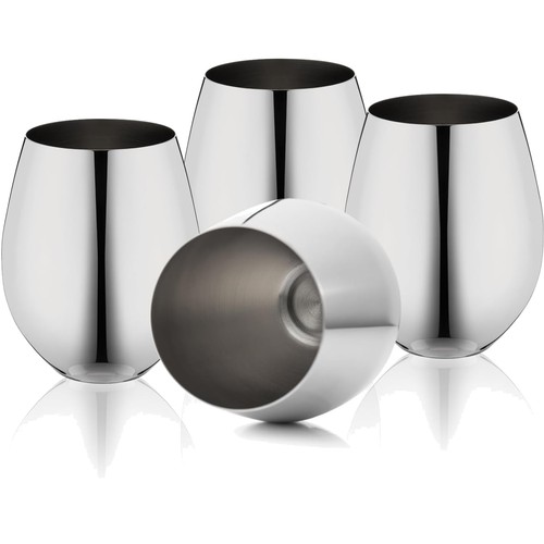 Edelstahl weingläser 530 - edelstahl,