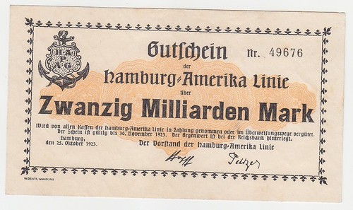 Milliarden mark banknote - milliarden,