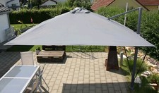 Schneider Rhodos Twist Ampelschirm 300x300cm anthrazit 730-00