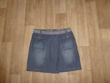 KENVELO leichter Jeansrock Rock Minirock Blau Gr.40 / L **w.NEU**