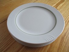 Bauscher Weiden Bavaria Germany Geschirr weiß/grün Speiseteller Fahne