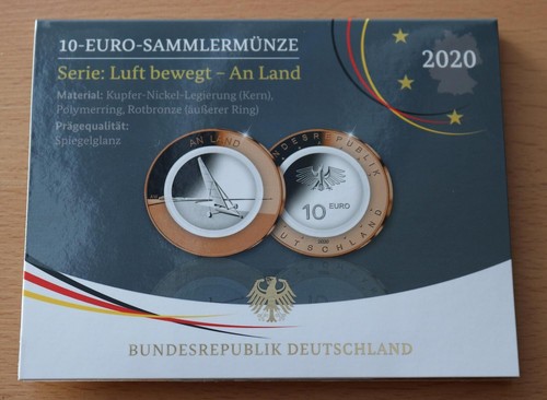 Euro münze luft - luft, bewegt