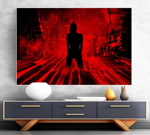 Erotik akt frau leinwand - frau,