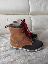 Dachstein Wanderschuhe Damen Schnürstiefel Leder Gr. 38 braun camel Neu