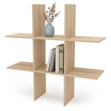 Holz Wandregal 6 Fächer 55 x