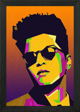 Pop Art Portrait gerahmtes