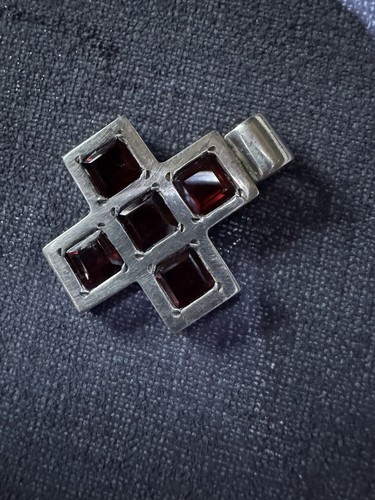 Kettenanhänger kreuz massiv - kettenanhänger,