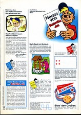 Bazooka Bubble Gum -- Neues von Bazooka Joe -- Werbung von 1977 --