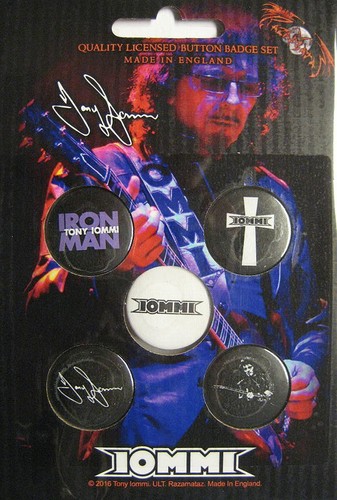 Black sabbath buttonset badges - buttonset,
