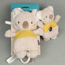 Babydream Rossmann Koala ❤️  Spieluhr + Rassel Grau Gelb  " Brahms Wiegenlied "