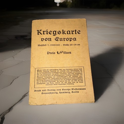 Kriegskarte von europa - von,