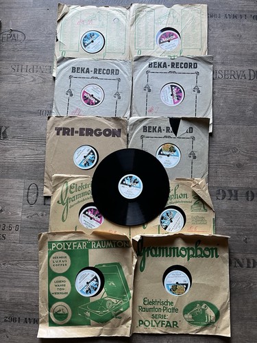 Schellackplatten konvolut - schellackplatten,