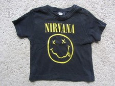 Nirvana T-Shirt "Smiley" schwarz Größe 80 Kids / Babys