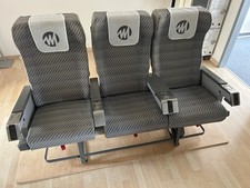 Original 3er Flugzeug-Sitzbank