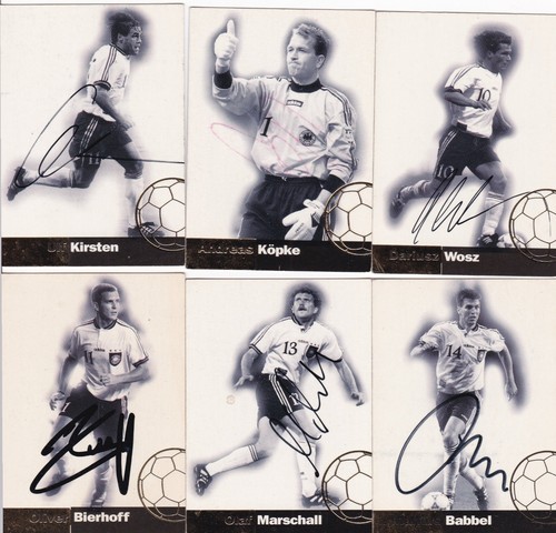 1998 6 orig autogramme - wm,