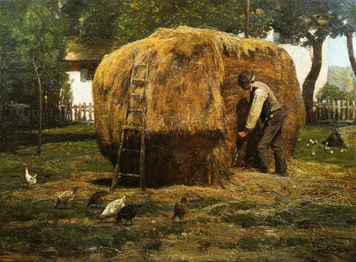 The barnyard kunstdruck poster - kunstdruck,