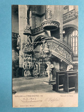 Alte AK von Gruß aus Freiberg in Sachsen, Kanzeln im Dom, gelaufen 1903
