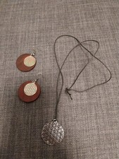 Lebensblume Ohrringe Und Kette