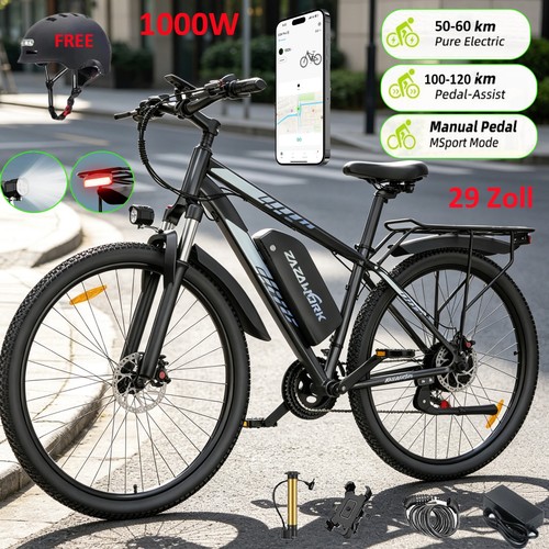 Zoll elektrofahrrad 1000w - 29,