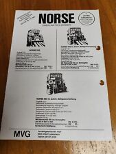 NORSE Seilwinden Holzspalter Anbaugeräte Traktor schlepper prospekt brochure 35