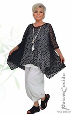 Lagenlook Mesh Überwurf